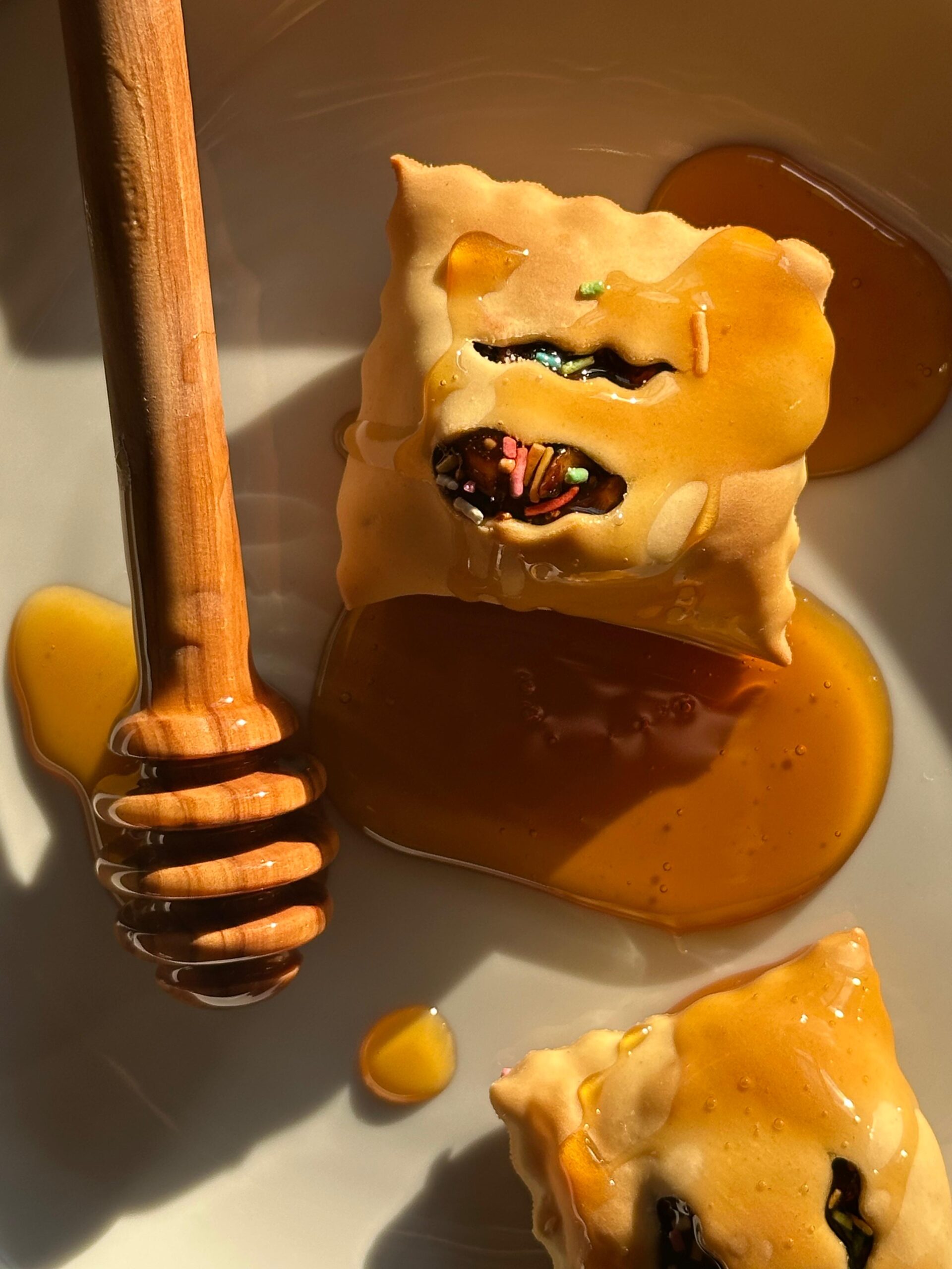 Sammartine della tradizione calabrese con miele.